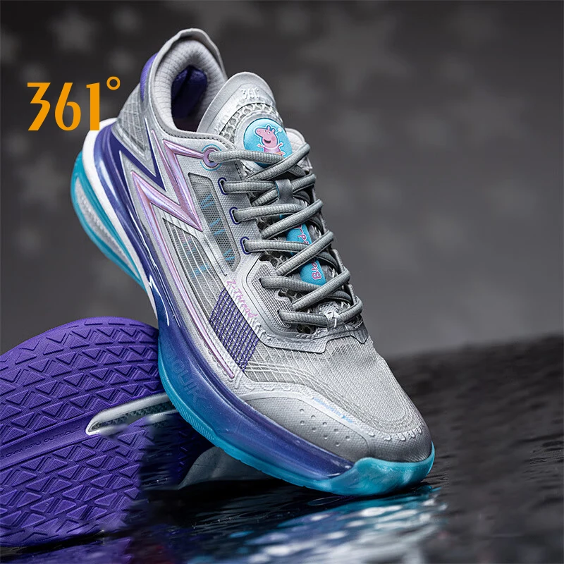 361 Degrees BIospeed bb Basketball Shoes Low-top Wear-resistant Non-slip Rebound Lightweight Actual Cushion Sneakers 672511101F