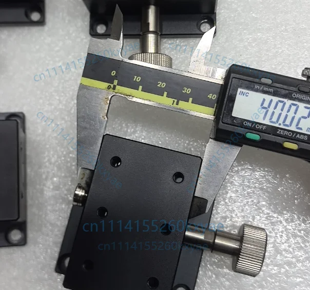 X single-axis hand-adjustable dovetail platform, dovetail groove rack and pinion, actual photo, table 40mm*60mm, wx4060
