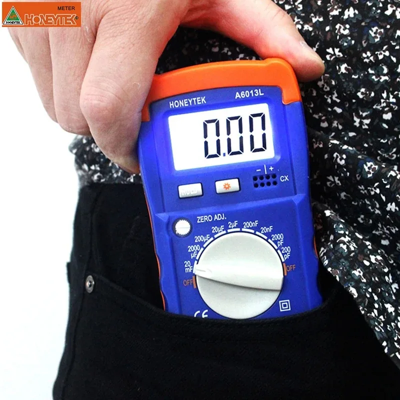 High-precision inductance capacitance meter digital A6013L capacitance meter backlight digital display multimeter