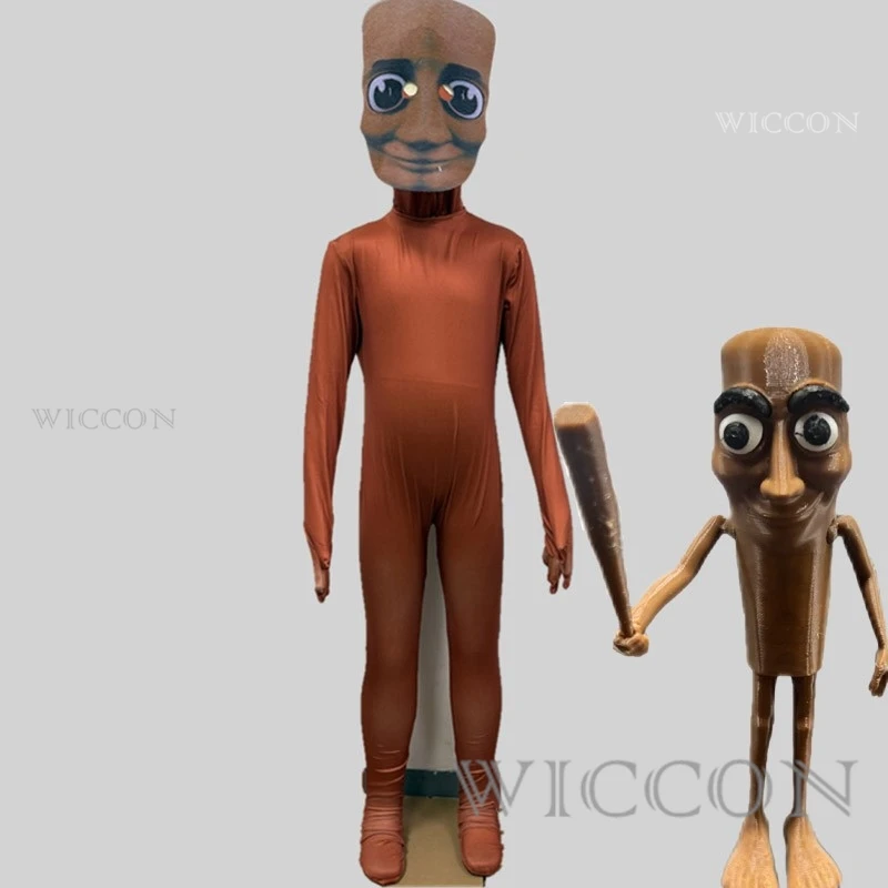 أزياء الهالوين تونغ تونغ صحور التأثيرية من Zentai للبالغين والأطفال بدلة مضحكة للعب الأدوار ملابس لطيفة لحفلات الكرنفال #1