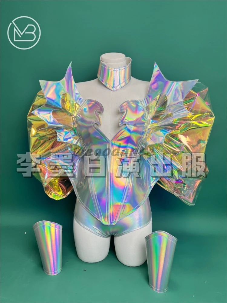 Magic Armor Laser Future Technology Costume, Discothèque, Performance, GKnitting, Style, ix