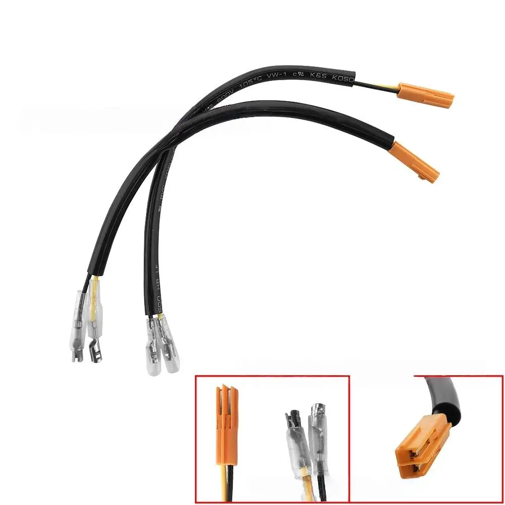 Motorcycle Turn Signal Adapter Wiring Harness Fit Honda CBR600RR CBR600F CB650F, Turn Signal Plug Connector Adapter