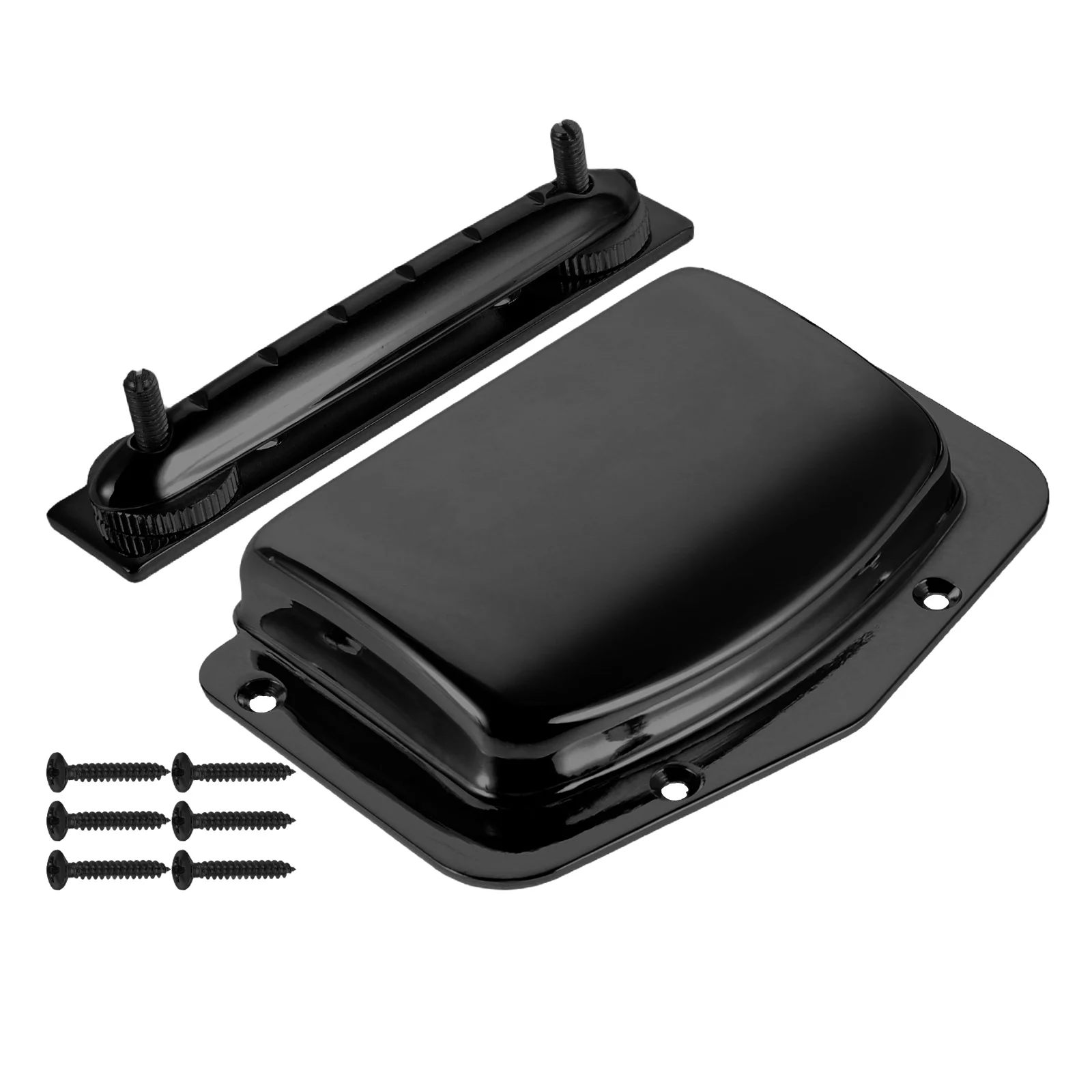 

Electric Guitar Accessories Metal Bridge Cover Pickup Protector Replacement Parts Durable Impact Resistant Easy Installation