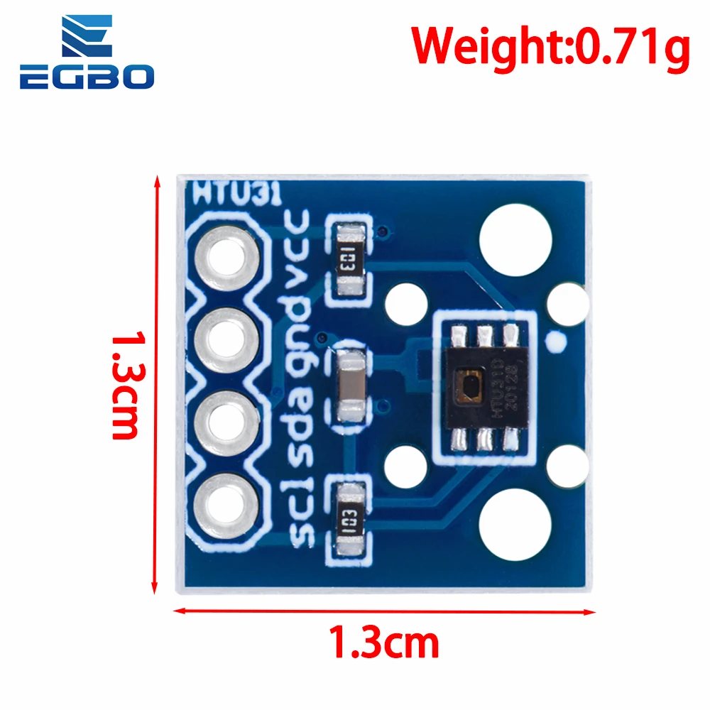 1~5PCS EGBO HTU31D Temperature And Humidity Sensor Module High-precision Probe HTU21D Upgrade Version HTU31 For Arduino