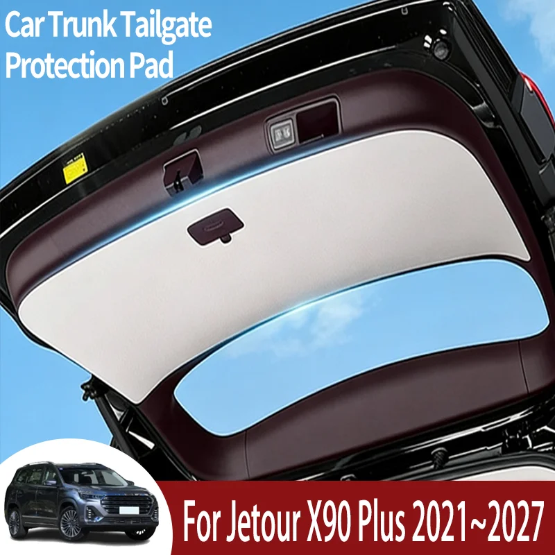 

Защитный коврик для багажника Jetour X90 Plus 2021-2027 (2022, 2023, 2024) – водонепроницаемая накладка от грязи