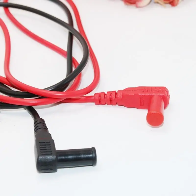 Cable prueba multímetro silicona M4YC para diagnósticos precisos en circuitos electrónicos