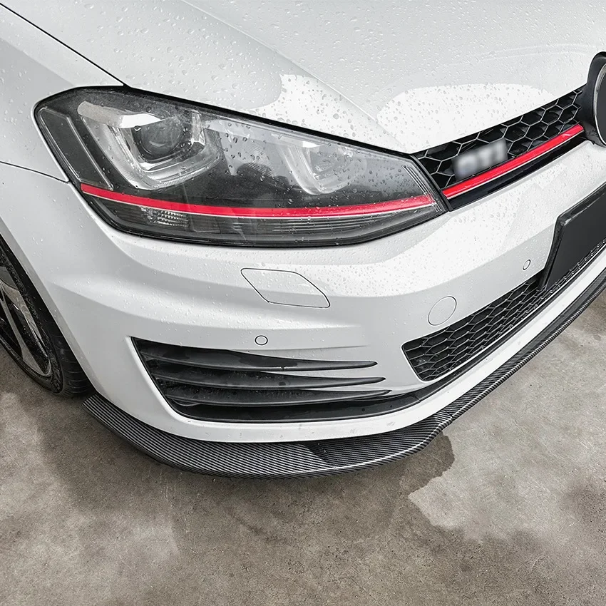 Abs Front stoßstange für Volkswagen Golf 7 mk7 gti r rline 2014-2018 Splitter Lippen spoiler Schutz abdeckung Karosserie-Kit Zubehör