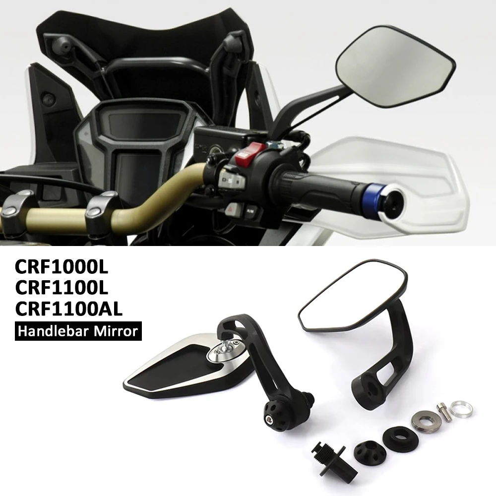 

Motorcycle Bar End Side Rear View Mirror For Honda CRF1000L CRF1100L Africa Twin Adventure Sport CRF1100AL Africa Twin Standard