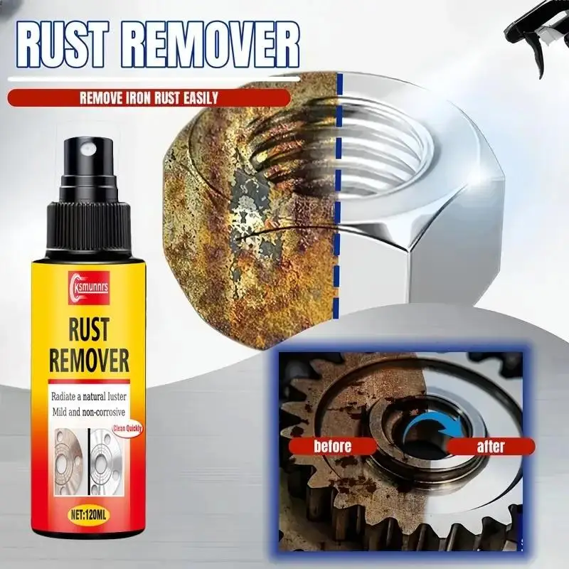 Rust Removal Refurbishing Spray with Sponge Included, RV Part Protection, Ideal for Home Maintenance