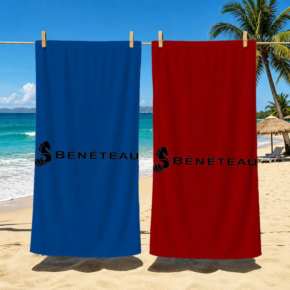 Beneteau Towel Towel Soft Pool Gift For Travel Gym Shower Cool Camping Quick Dry Sports  Large Beach Towel