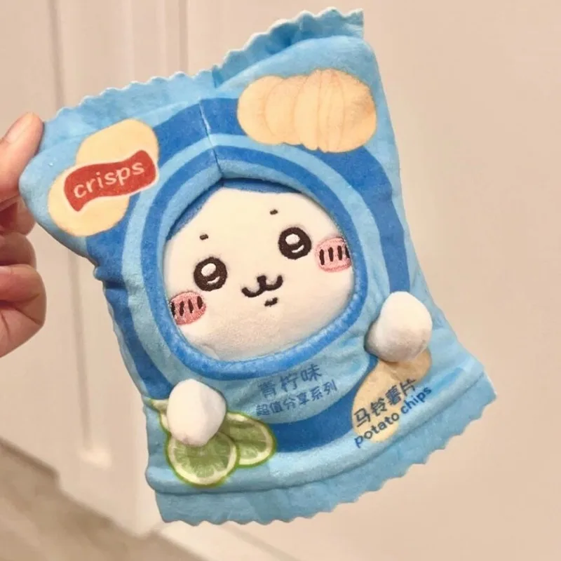 Anime auto-depreciativo urso, kawaii, hachiwares, batata frita engraçada, boneca de pelúcia, desenhos animados Usagis, decoração do sofá, travesseiro presente para meninas, 20cm