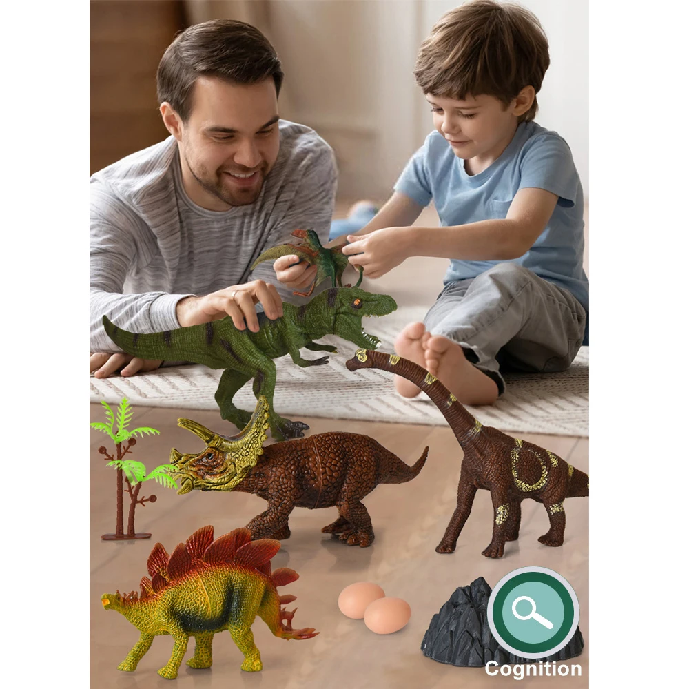 Realistic Dinosaur Figure Toys, 6\'\' to 8\