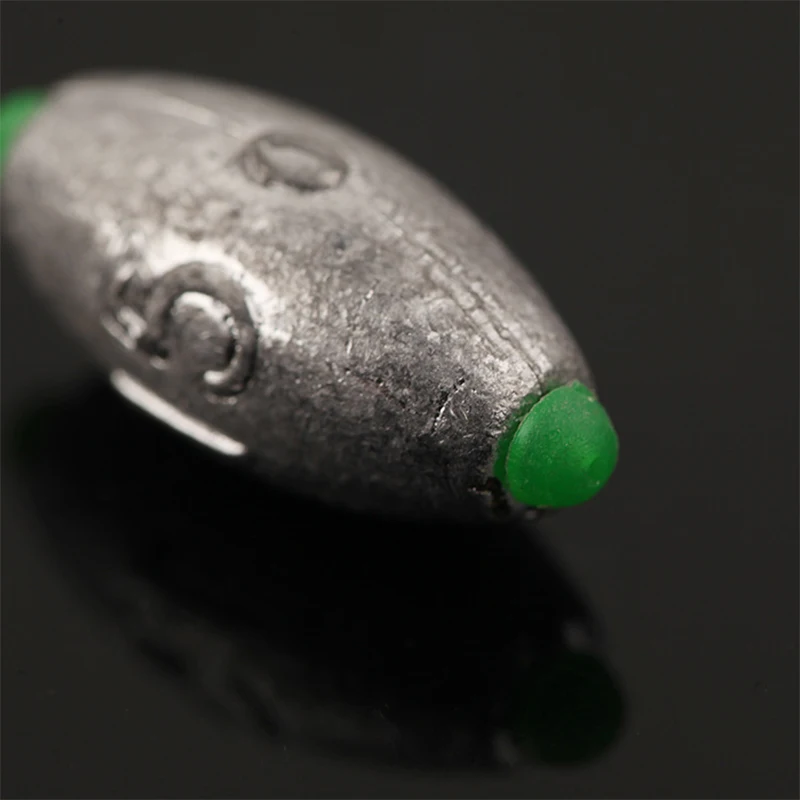 10 Stück Einsatzblei-Sinker 1-12g, Karpfenangel-Zubehör – Detail 4
