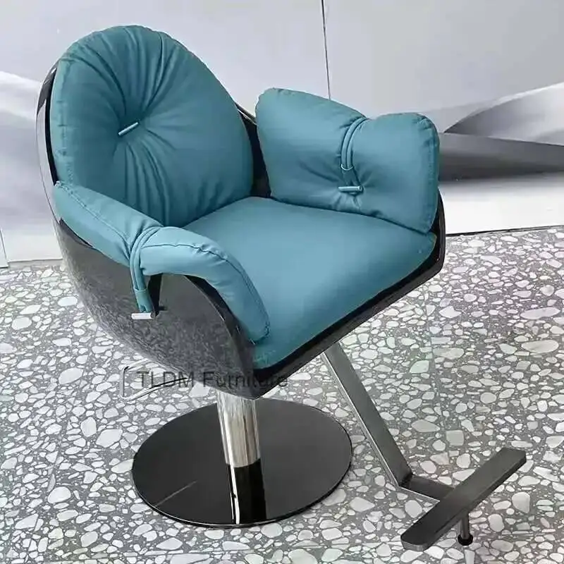 Premium Cushion  Trendy Professional Armrest Advanced Chair Adjustable Comfy Minimalist Cadeira Salon Furniture Barber Chair