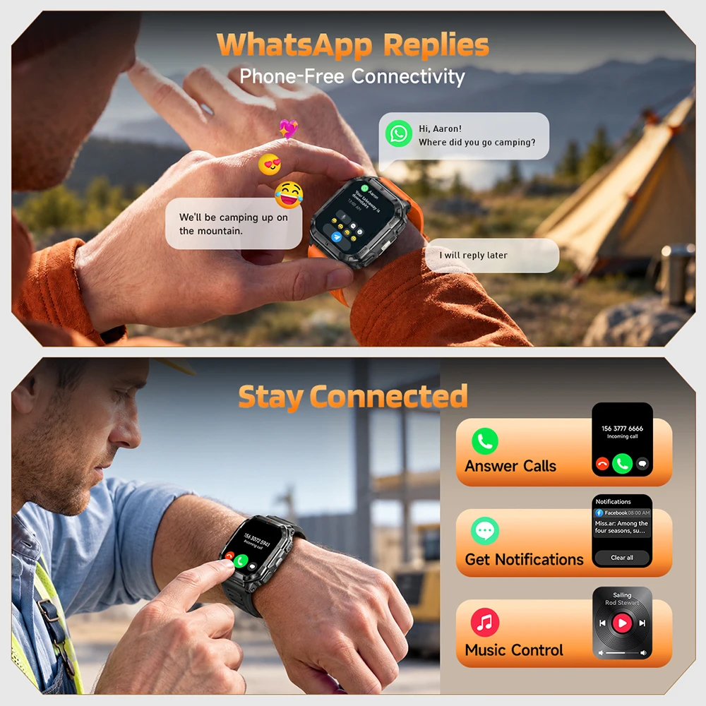 Ulefone Armor Watch Ultra Smar - Smartwatch Watch Whatsapp recension och pris