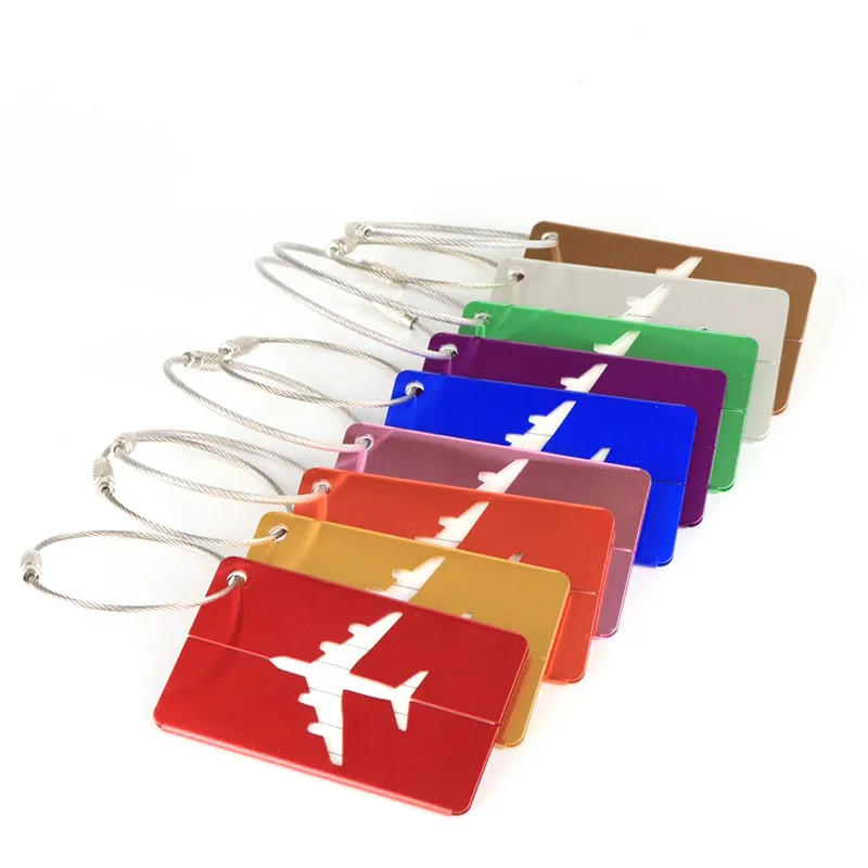 

1pc Matel Luggage Tag Travel Airport Baggage Check-in Name Tag Business Gifts Suitcases Carry-on Baggage ID Name Tag Mark Board