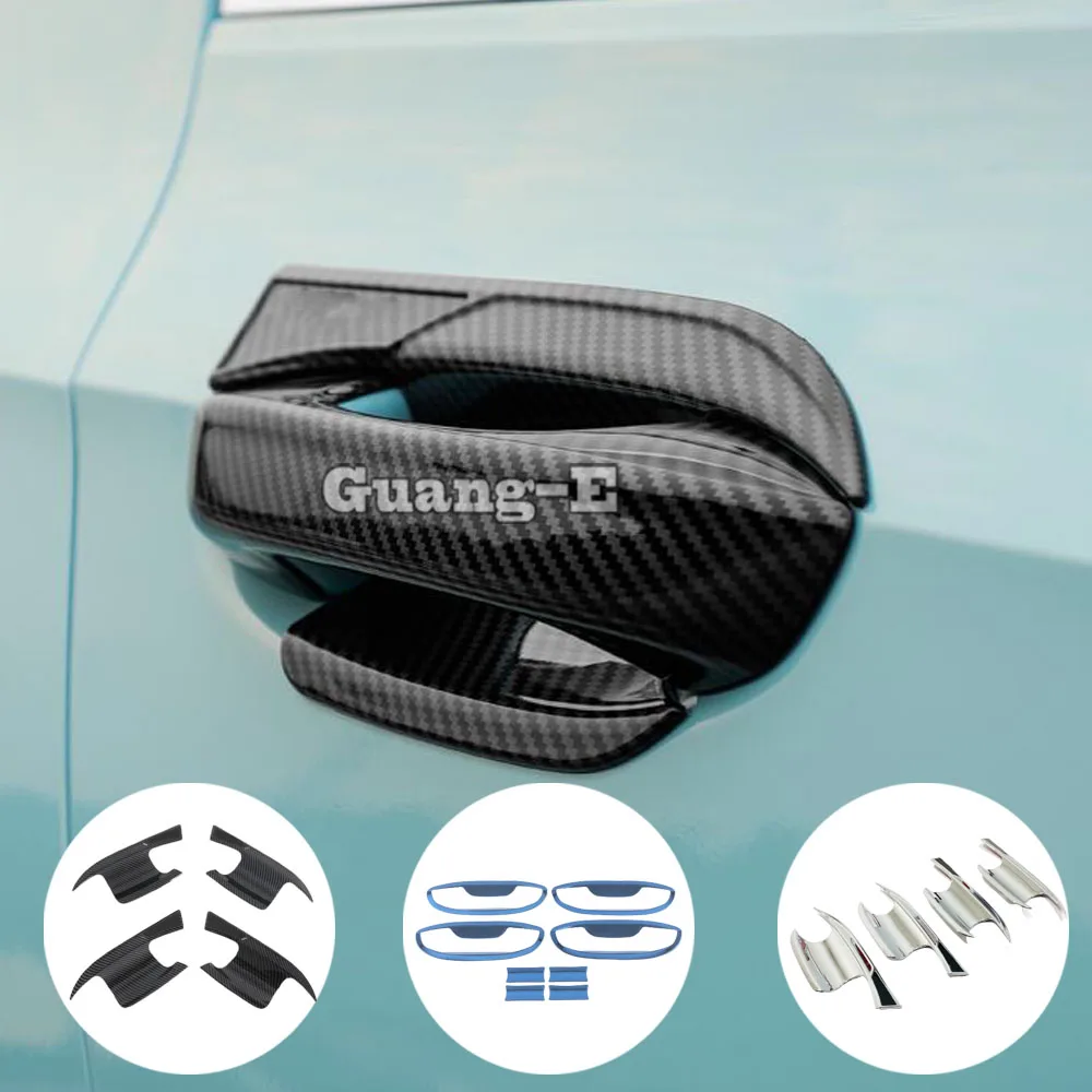 

For VW Volkswagen Golf8 Golf 8 2020 2021 2022 2023 Styling Cover Detector Trim ABS Chrome External Door Bowl Stick Frame Panel