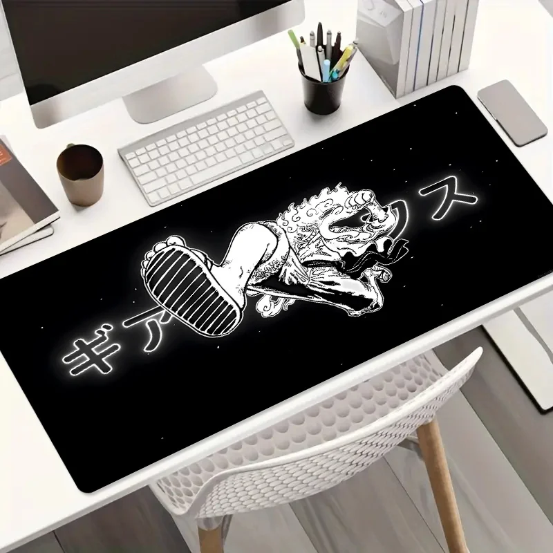 

Gaming Desk Mat Mouse Pad Extended Desk Mat Soft Cloth Surface Natural Rubber Base for Computer PC Laptop Keyboard Work Desk Pad
