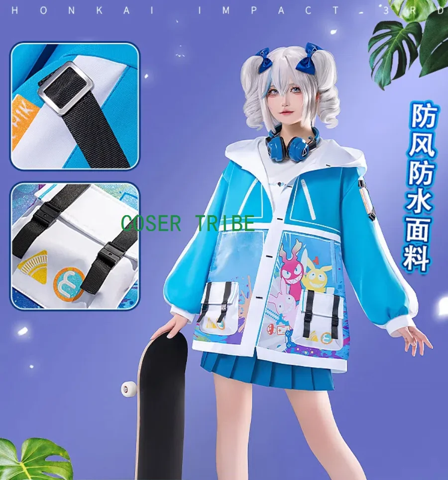 

Honkai Impact 3rd Bronya Zaychik Summer Carnival Cosplay Costume Cos Game Anime Party Uniform Hallowen Play Role Clothes