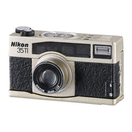 Authentic Bandai 2nd Wave Nikon Miniature DSLR Camera Gashapon Ball Realistic Simulation PVC Model Capsule Toy Fast Shipping