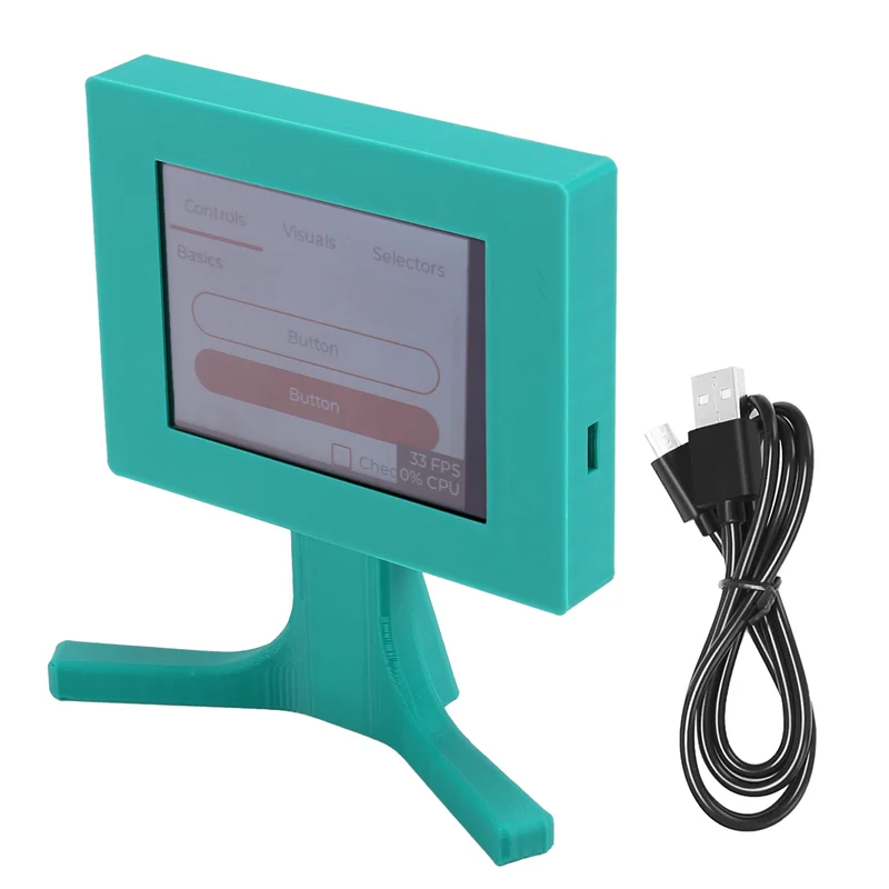 AP-Nerdminer V2 56Kh/S Pantalla LCD de 2,8 pulgadas Nerdminer Bitcoin Crypto Solo Lotería Minero de escritorio Minero de criptomoneda