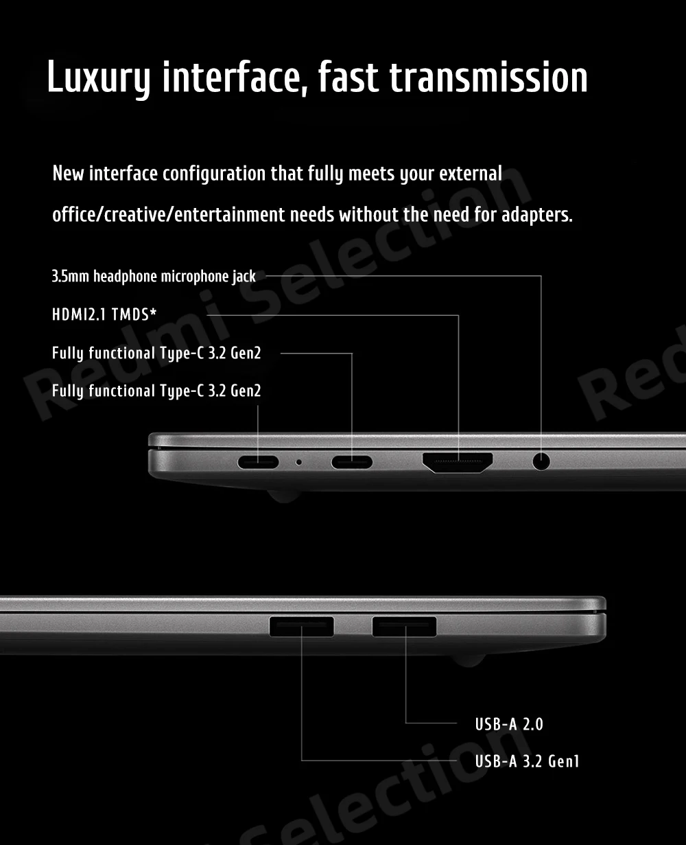 Xiaomi REDMI Book 16 Laptop Intel Core 5 220H/125H Intel Graphics 16G/32G RAM 1TB SSD 16-inch 2.5K Screen Notebook PC