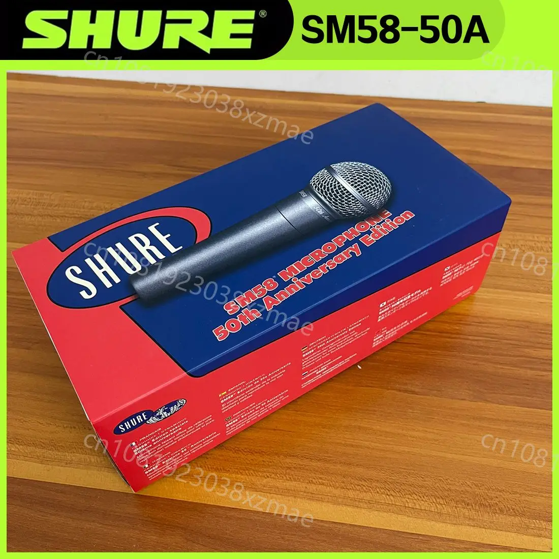 SHURE SM58-50A Cardioid Dynamic Microphone Stage Singing Professional Wired Microphone Shure Karaoke BBOX Recording Vocal Mic