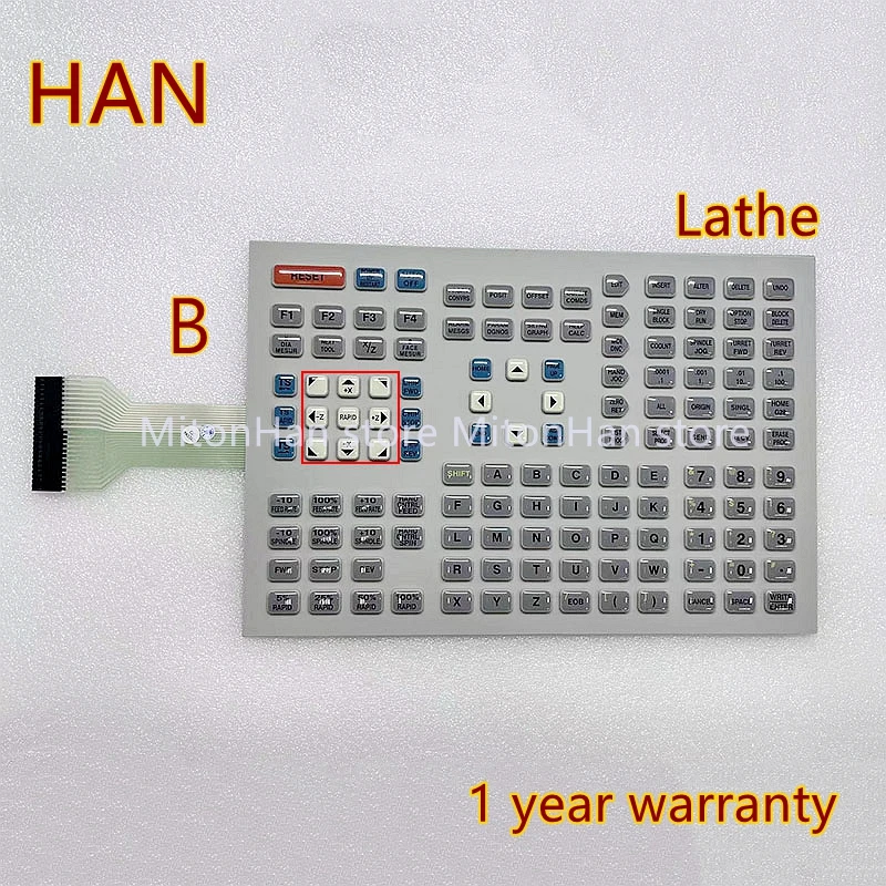 HAAS CNC 공작 기계 조작 패널 프레스 61-0201 머시닝 센터 61-0202 선반 멤브레인 키보드 필름 단추 키패드, 신제품