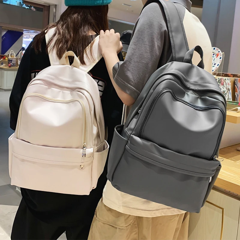 2023 Woman Backpack New Leather Rucksack Women\'s Knapsack Travel Bagpacks School Bags for Teenage Girls Boys Mochila Back Pack