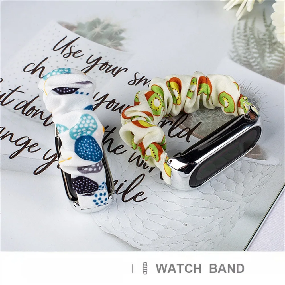 Moda esportiva ao ar livre pulseira impressão confortável substituir leve e fino cinta macia tecelagem segurança