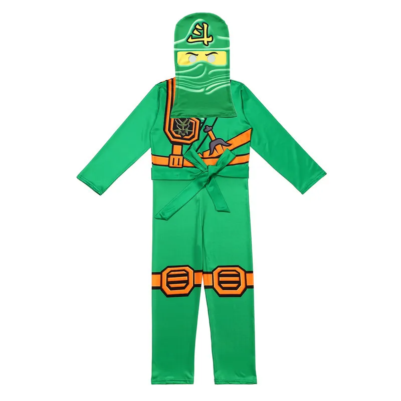 زي نينجا فانتوم للأطفال، زي الساموراي الياباني المقنع لبطل الهالوين يتضمن ملحقات الألعاب