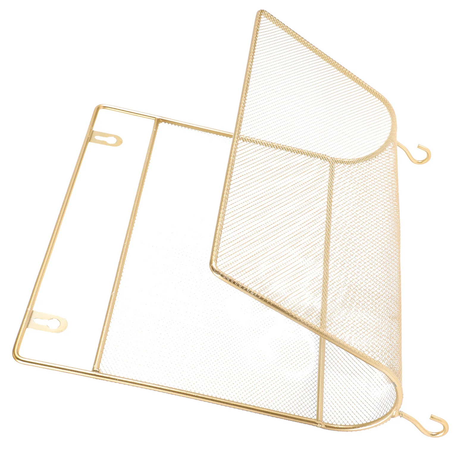 

Hanging File Organizer Sturdy Metal Storage Rack Wall Mount Document Holder for Efficient Home Office Space Management