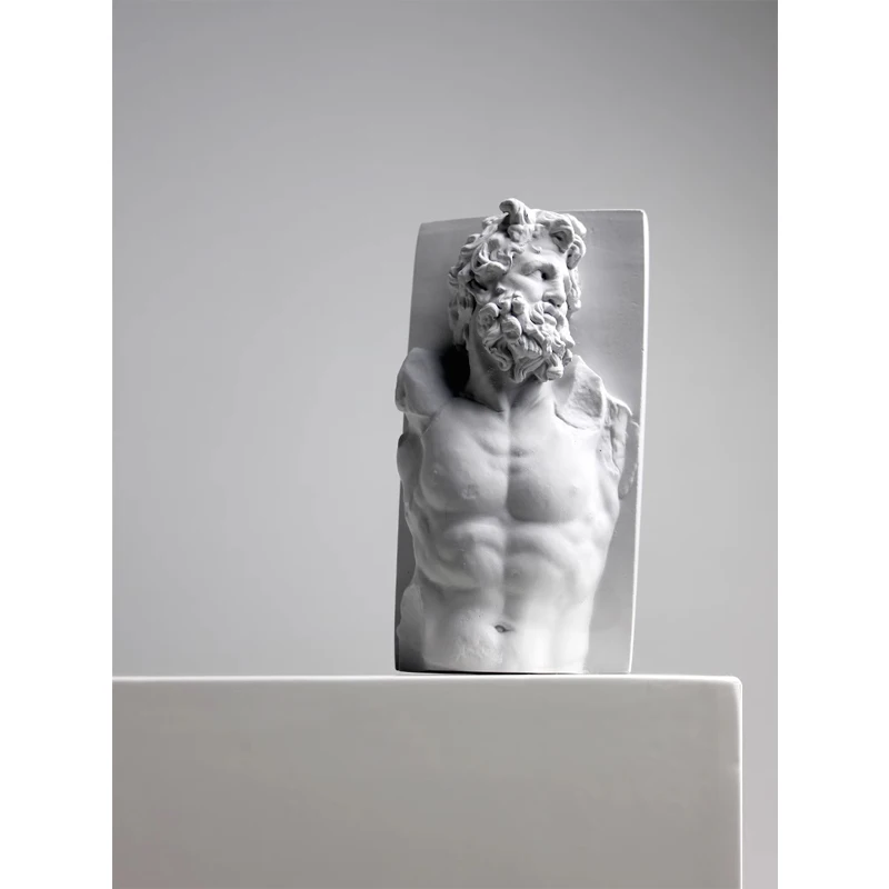 

Nordic figure sculpture ornament, Klitios statue fragrance stone ornament, home decoration plaster statue fragrance ornament