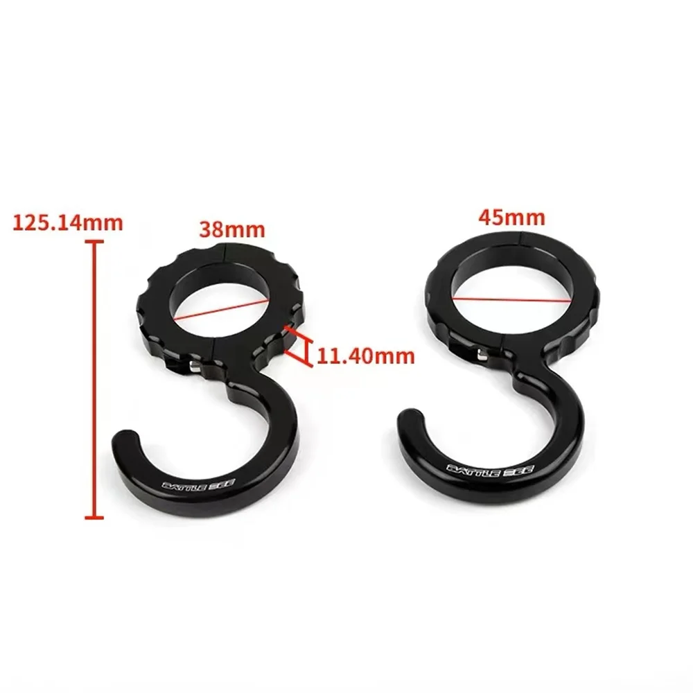 Car Modified Racing Steering Wheel Hook Roll Cage Steering Wheel Hook Hanging Ring 38mm 45mm steering wheel Hooking