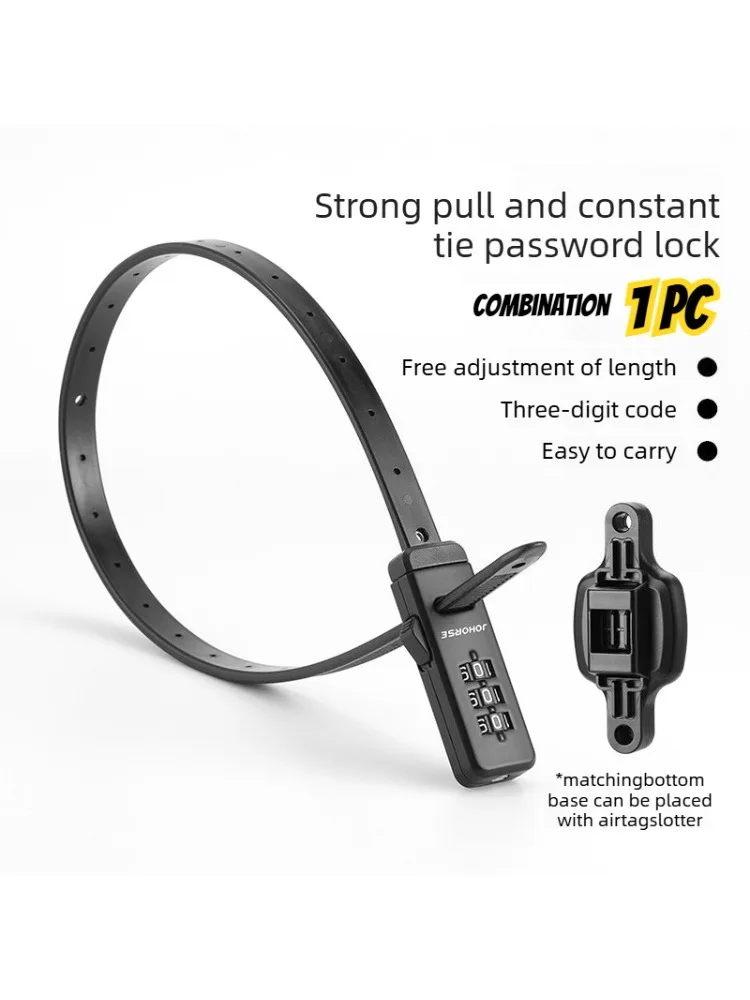 AliExpress NONE 3 Digit Password Bike Lock Stainless Steel Cable Anti-Theft Ultralight Portable for Helmet MTB Road Bike Scooter