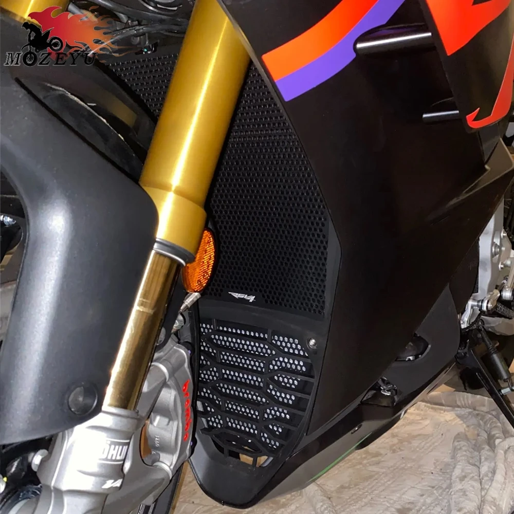 

Tuono V4 1100 RR Factory Radiator Guard For Aprilia RSV4 1100 Factory 2015-2025 Radiator Grille Guard Cover Protector Protection