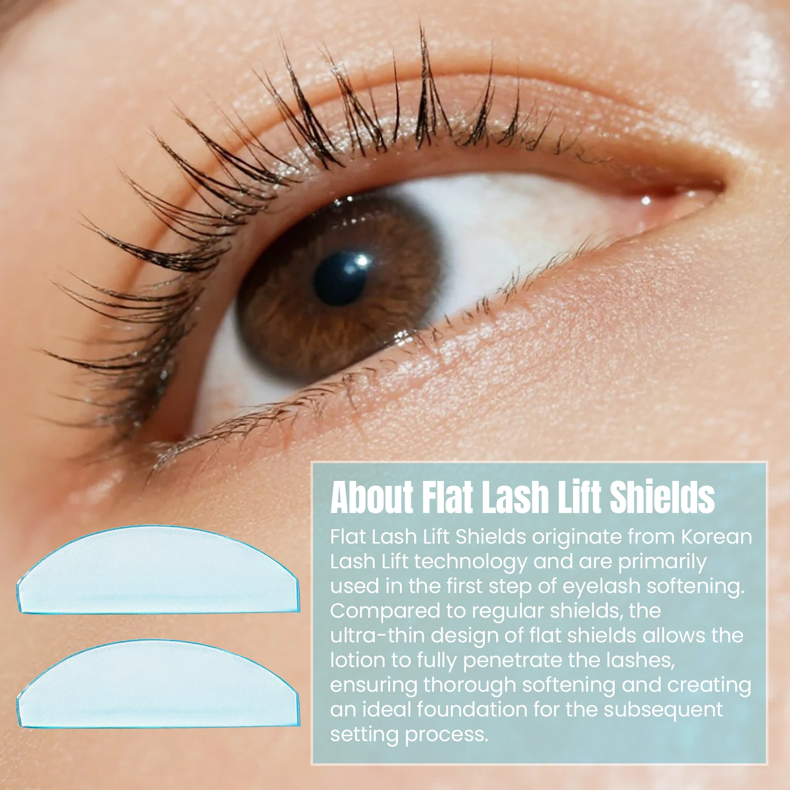 PERMANIA 1 Pair Lash Softening Pads Silicone Eyelash Perm Pads Lashes Rods Shield Lifting Eyelash Accessories Makeup Tools