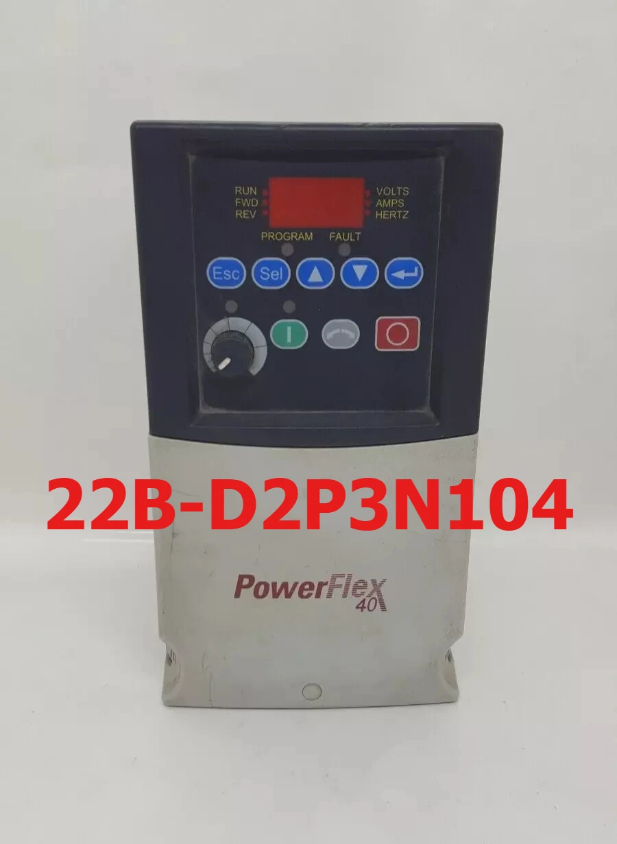 

Used 22B-D2P3N104 For Allen Bradley PowerFlex 40 AC Drive