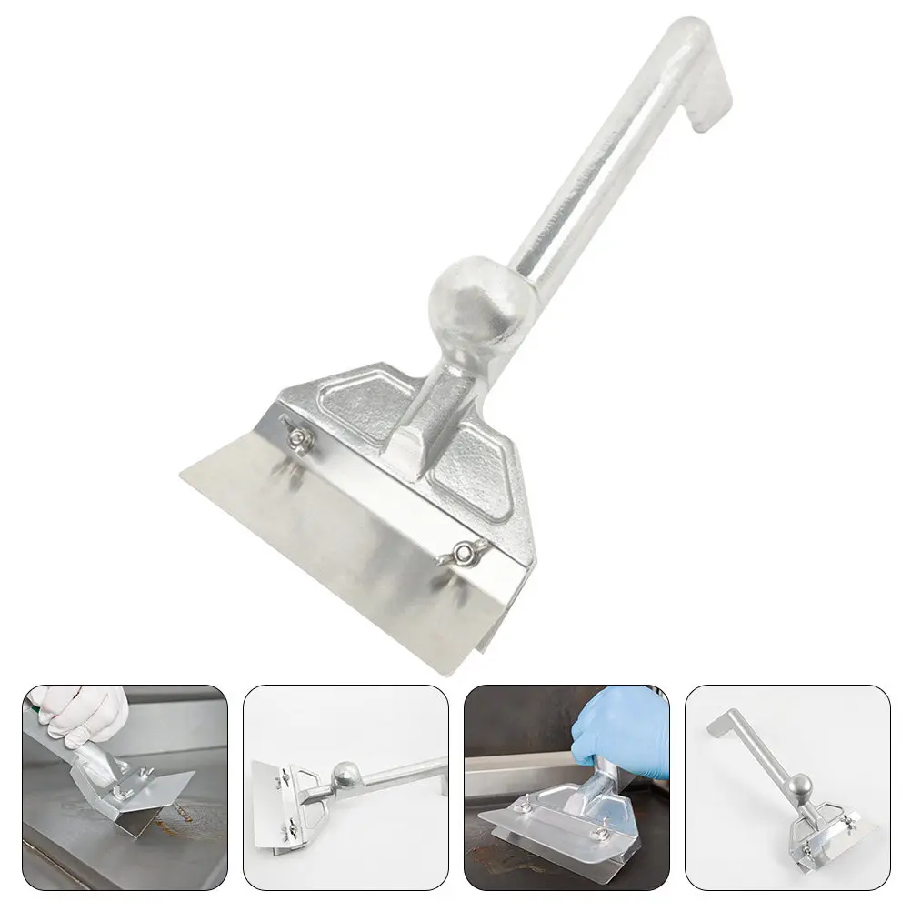 

Heavy Duty Griddle Scraper Stainless Steel Bbq Scraper for Cooking Grills Teppanyaki Frying Pans Grill Trays Professional