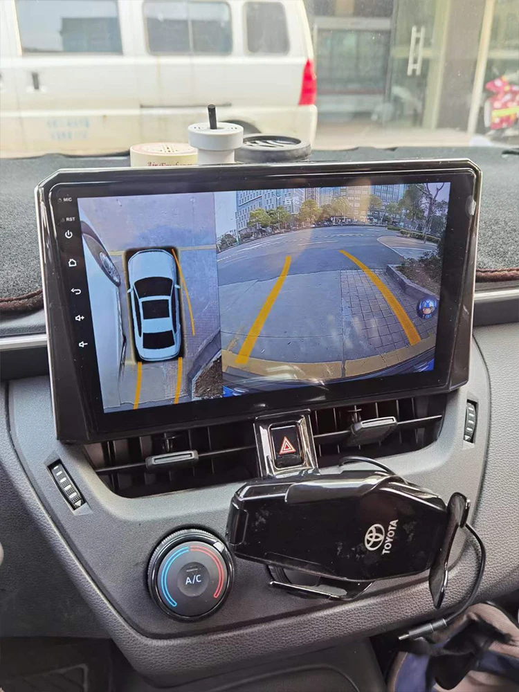 Samochód 360 °   Kamera panoramiczna Technologia Sony WDR Kamera HD 1080P 360 Panoramiczne akcesoria do samochodowego radia Android Multimedia — zdjęcie 2