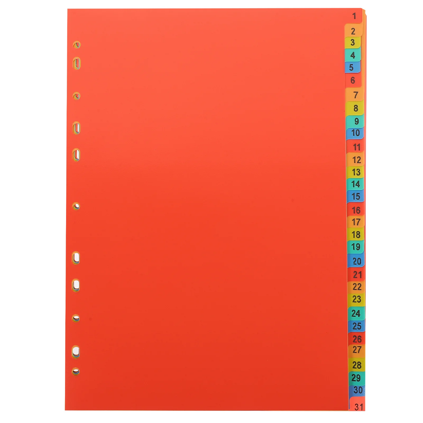 

Labels A4 Index Divider Office Page Markers Dividers Notepad Organizer School Binder Punched Loose-leaf