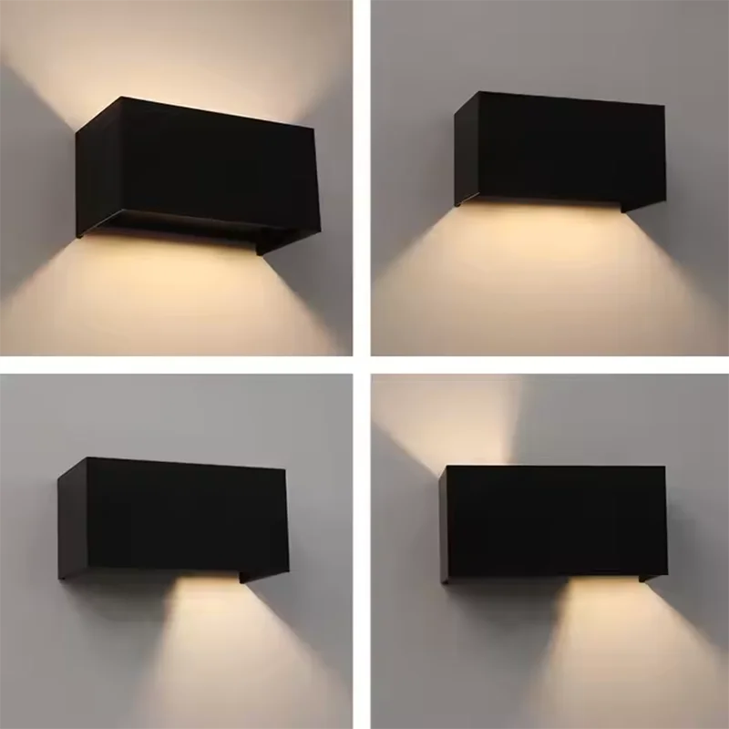 IP65 Sensor LED Wall Lamp 24W Outdoor Motion Sconce Balcony Porch Light Garden Yard Aisle Decor Lighting Indoor Bedside Lamp