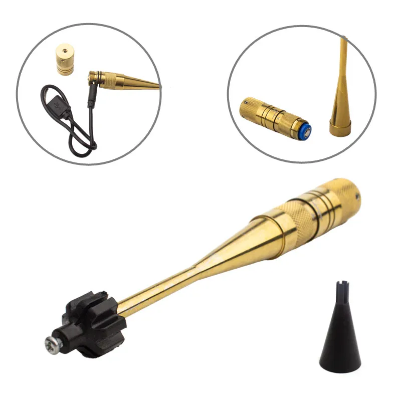 Tactical Laser Bore Sighter Kit Red/Green Laser Sight with 12 Adapters for .17 to 12GA Caliber - view 5