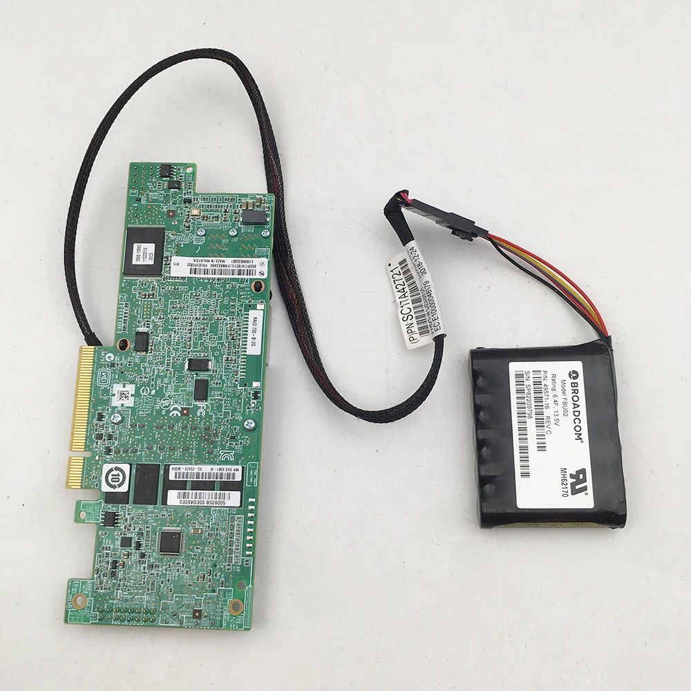 RAID 730-8i 2G ThinkSystem サーバー アダプター カード データ バックアップ