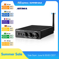 AIYIMA A07 PRO Bluetooth Amplifier TPA3255 QCC304X Stereo 2.0 Channel 300Wx2 Power Digital Amplifier RCA APT-X Home Sound AMP