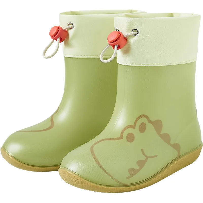 مكافحة زلة الكرتون الأطفال احذية المطر مقاوم للماء Oes للطفل محايد Sle أحذية أطفال للمطر والرطوبة الأحذية في الهواء الطلق