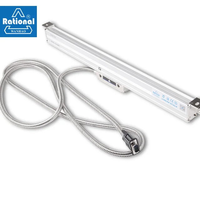 Rational OEM Grating Ruler Incremental Linear Scale Aluminum Alloy Glass High Precision Resolution 0-3000MM IP55 Sealing