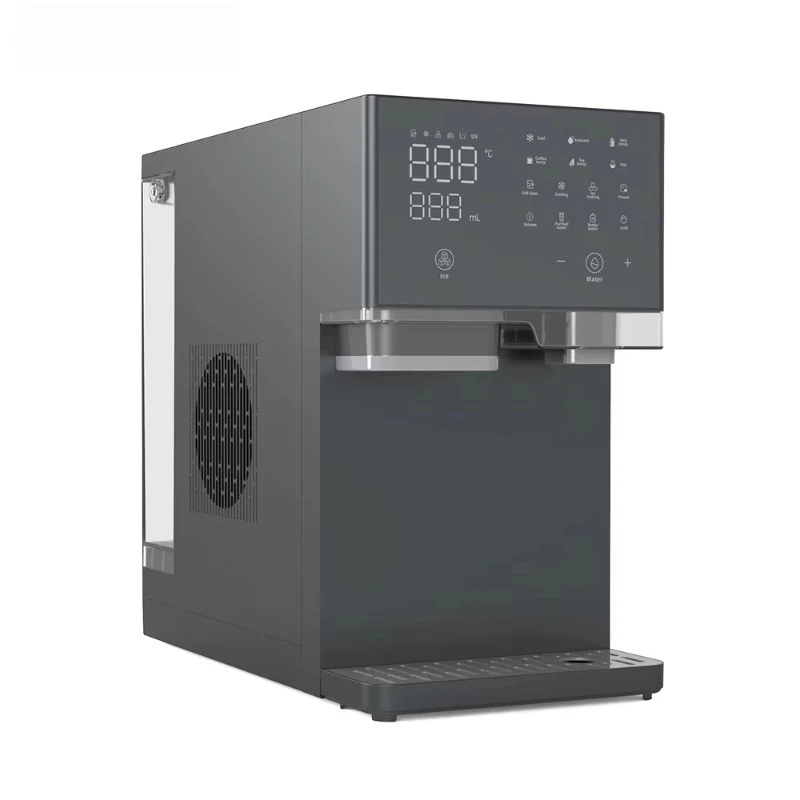 

Desktop Water Dispenser Ice Maker Machine Hot Cold Water Machine Multifunctional Ice Water Dispenser for Home