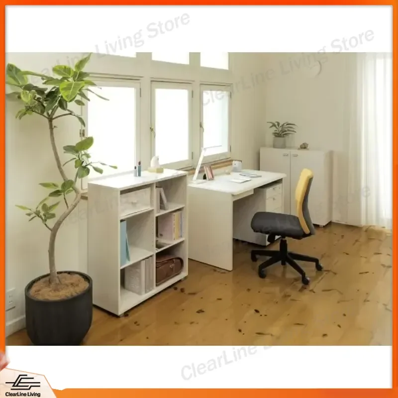 1500mm Wooden Desk Home Office Computer Table Simple Modular Design High Quality Study Writing Workstation for Learning Room