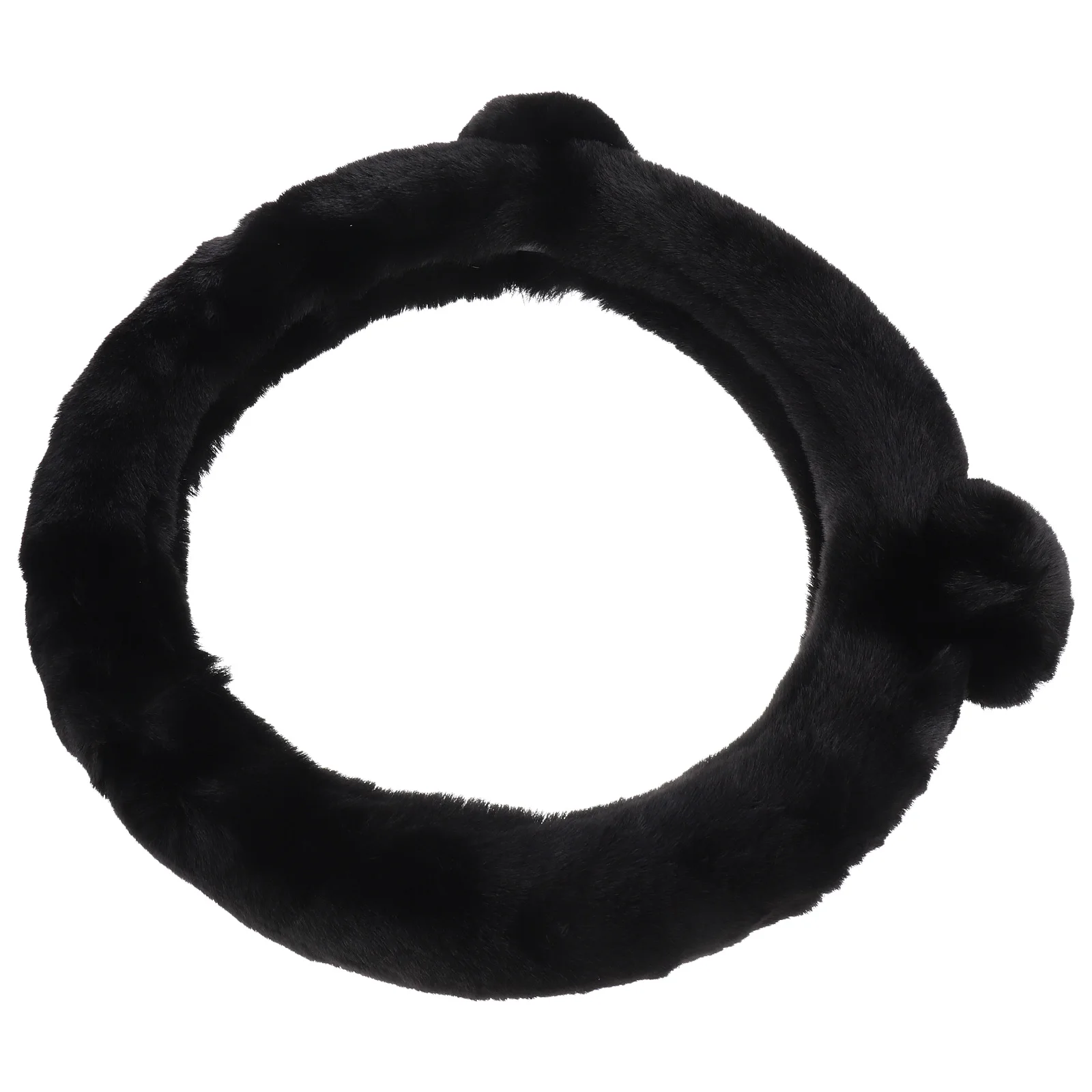 

Winter Steering Wheel Cover Universal Car Protector Lovely Sleeve Smooth Durable Heat Resistant Skid Proof Fashion Easy